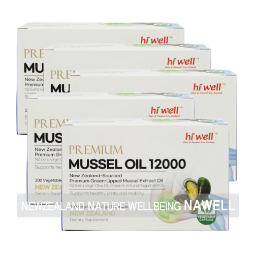 하이웰 초록입홍합 녹색입홍합 오일 12000mg 200캡슐 5박스