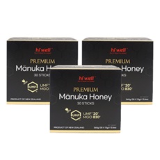 하이웰 프리미엄 마누카꿀 스틱 UMF 20+ 30개입 3박스