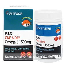 (Ǹ1)(ǰ) ｺ ÷  ް3 1500mg 80ĸ - (EPA, DHA Է, 1 1ĸ EPA 540mg, DHA 360mg, ŸE 1mg) - 1