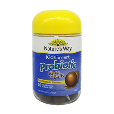 (오더베이스) 네이쳐스웨이 어린이 프로바이오틱(유산균) 초코볼 50정 1통 - 씹어먹는 초코볼