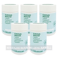 라이프스트림 해조칼슘 120캡슐 - 유기농 칼슘제 5통
